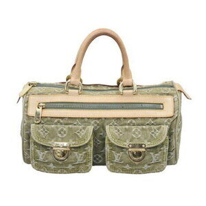 Louis Vuitton Neo Speedy Monogram Denim khaki Green Handbag